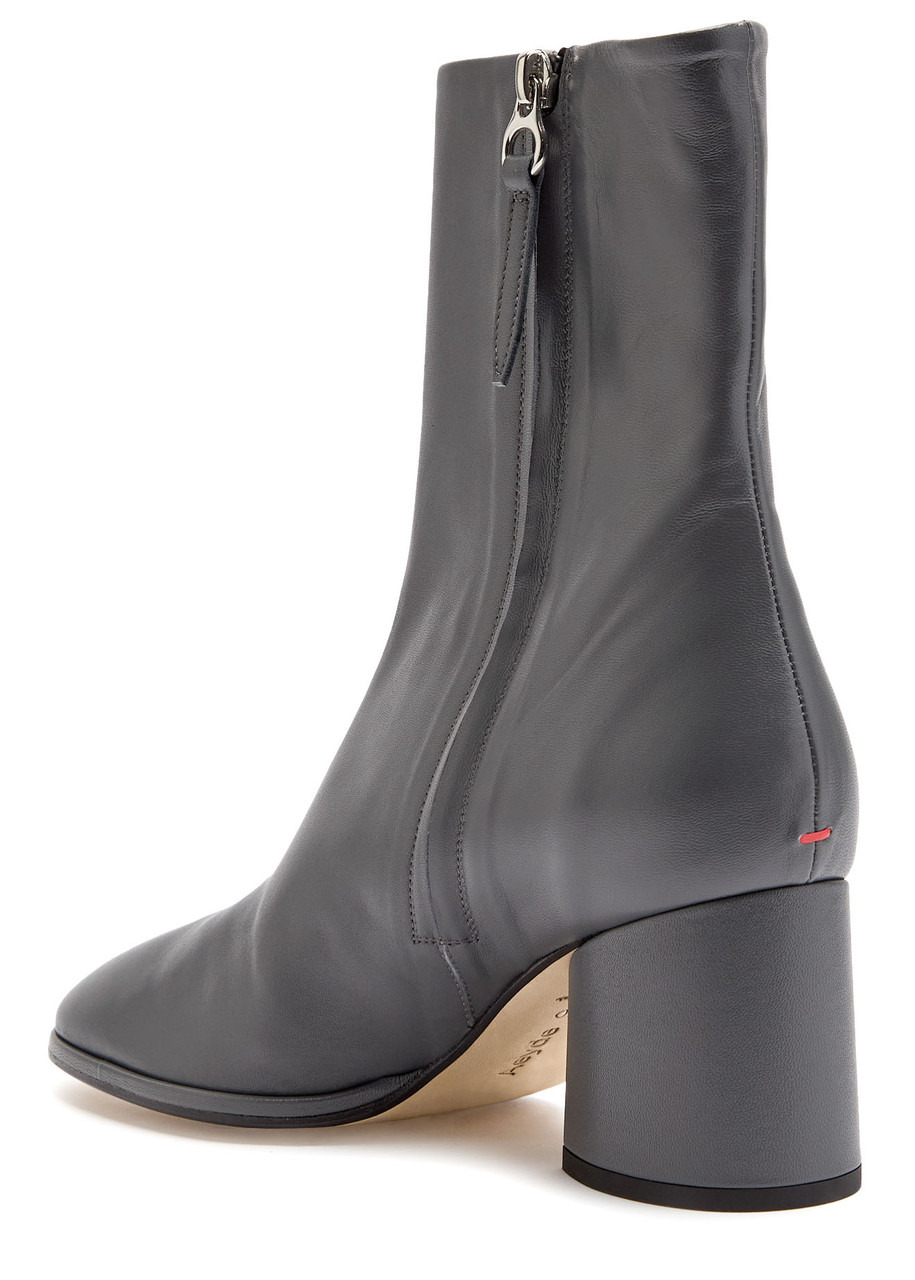 Aeyde Ayla 55 Leather Ankle Boots - 2