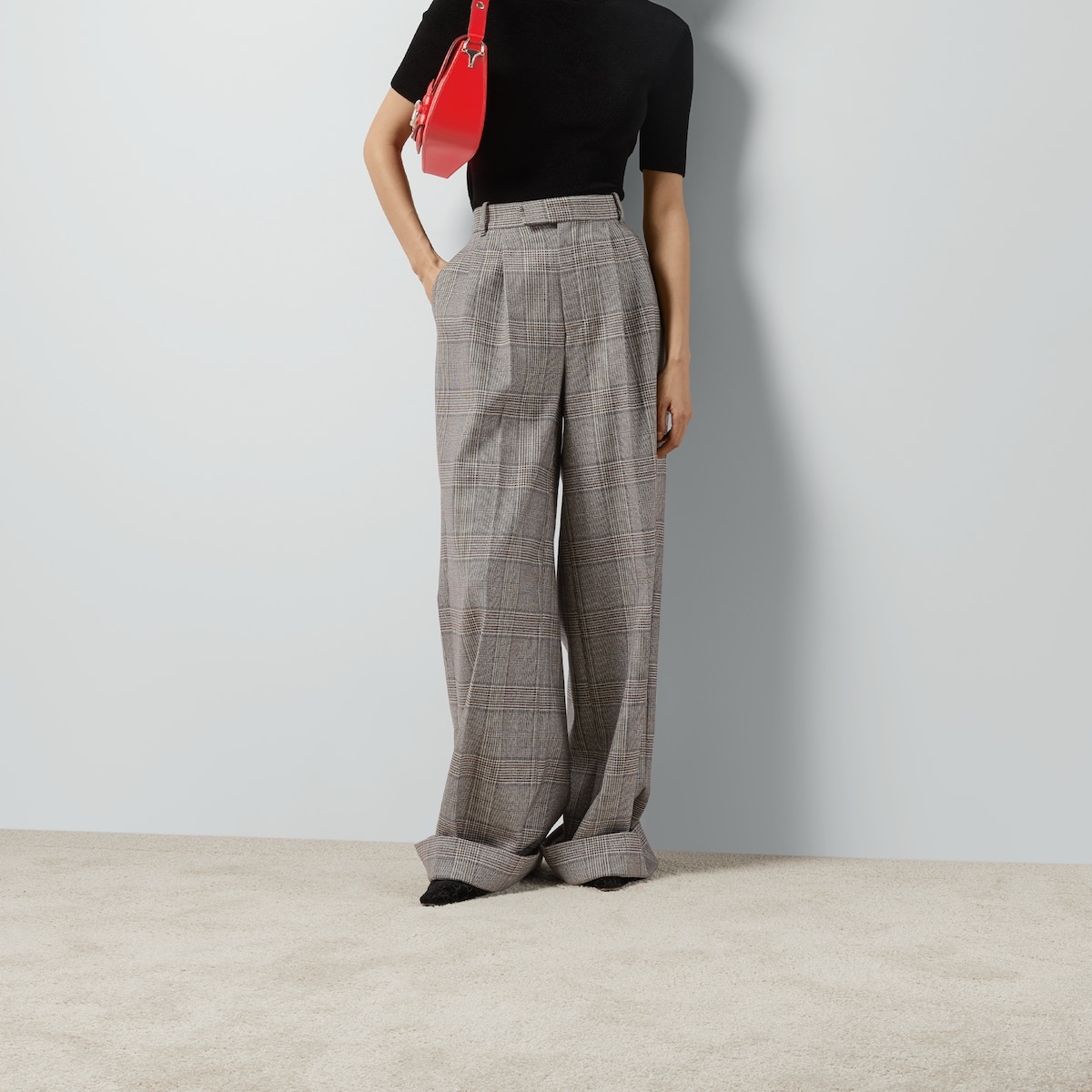 Prince of Wales wool pant - 7