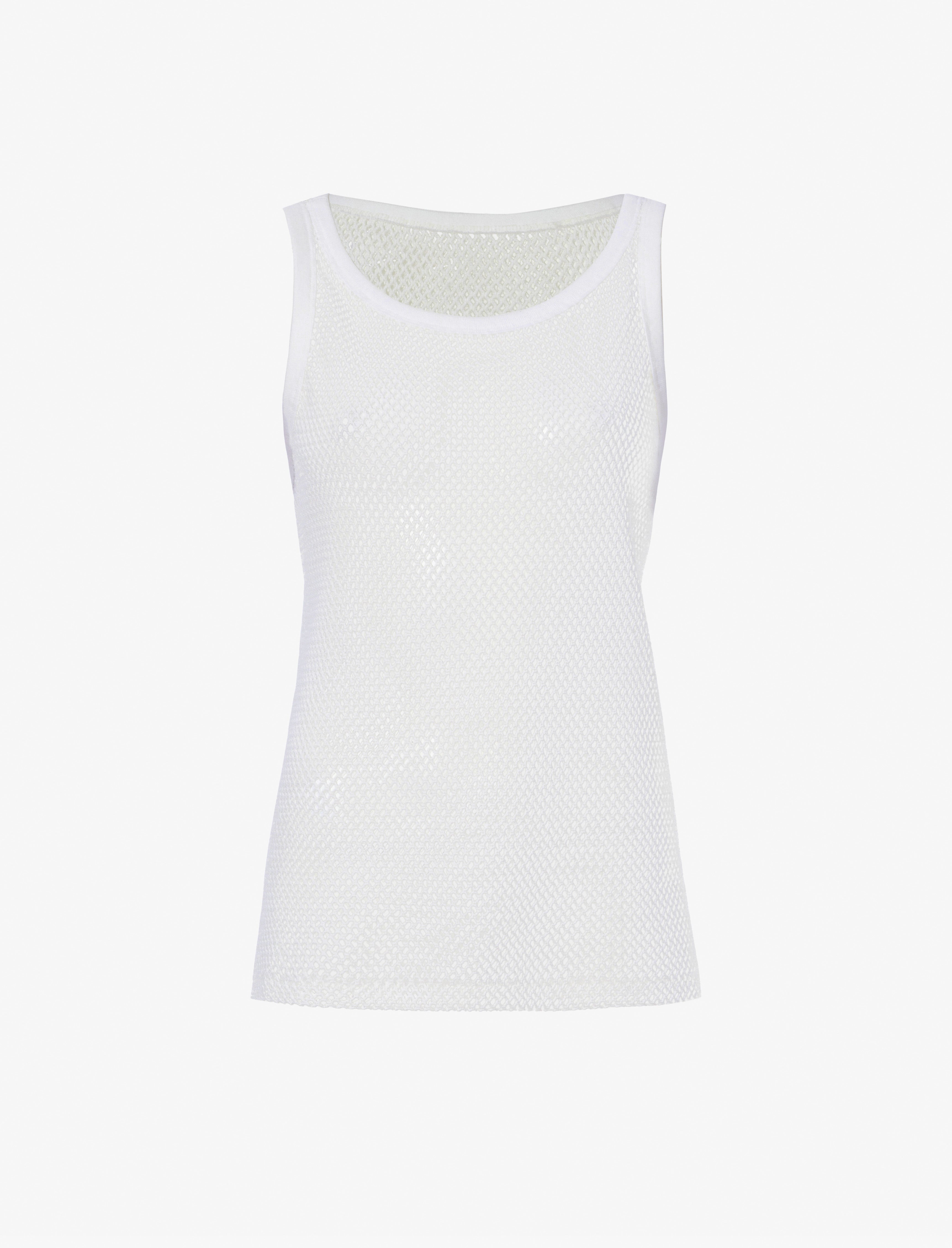 Kiki Tank in Cotton Mesh - 1