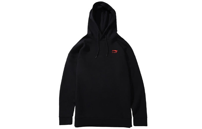 Li-Ning Li-Ning Paris Fashion Week Hoodie 'Black Red' AWDNB85-2 outlook