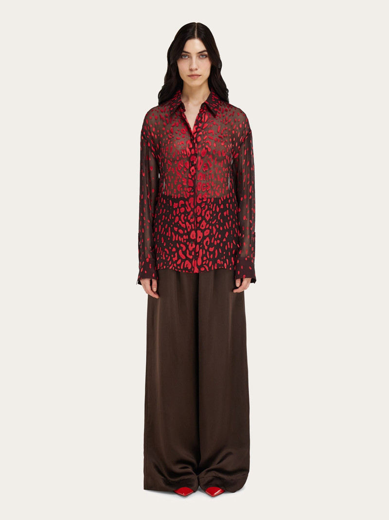 Devoré georgette shirt 6