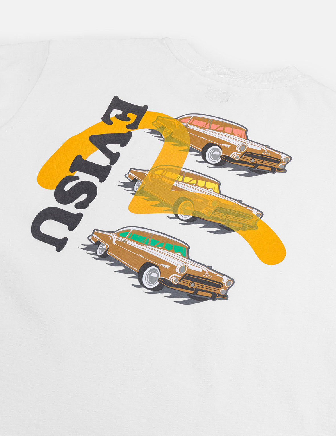 Classic 50s Cars Print Relax Fit Long-sleeve T-shirt - 7