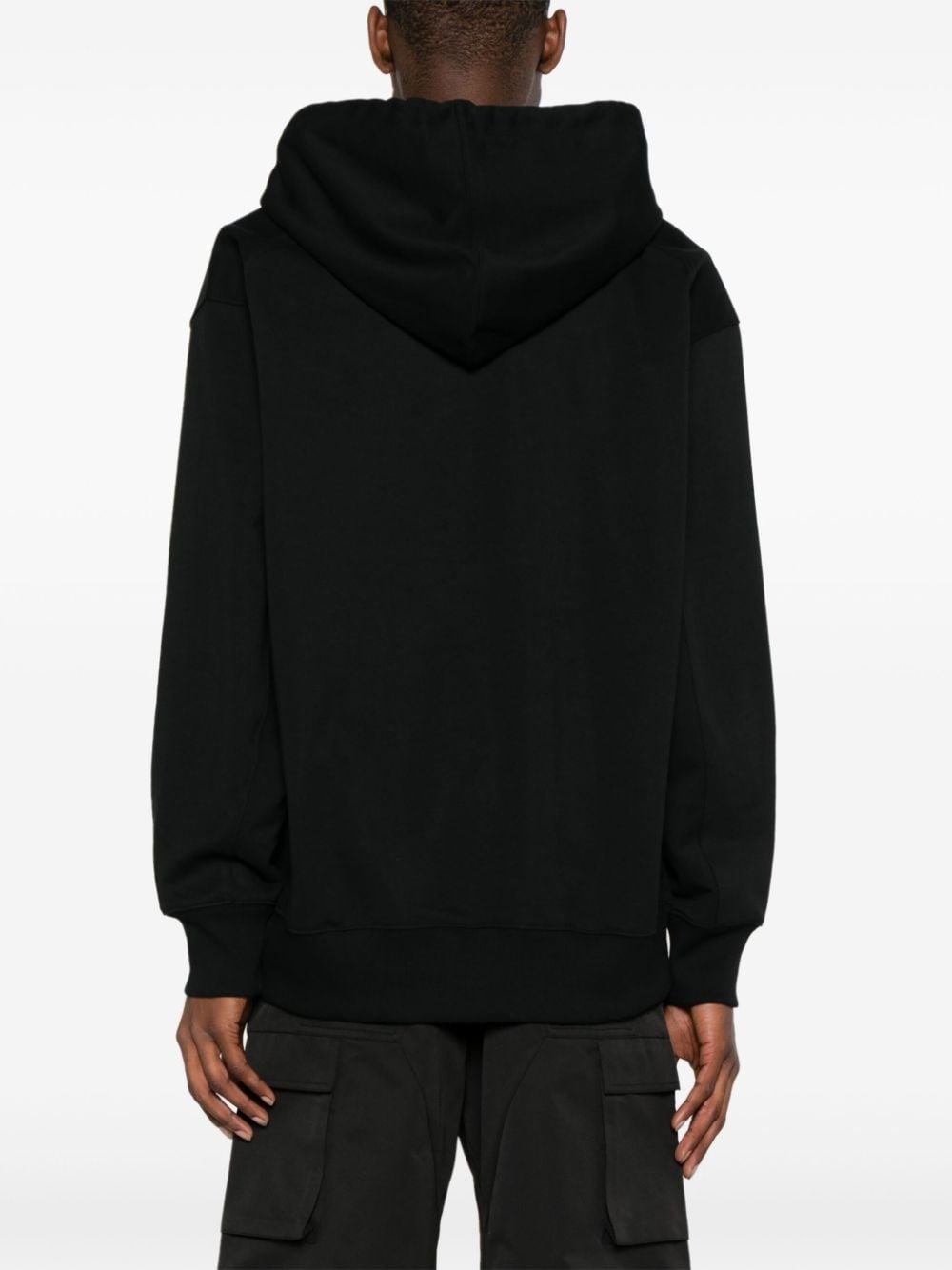 logo-appliquÃ© zip-up hoodie - 4