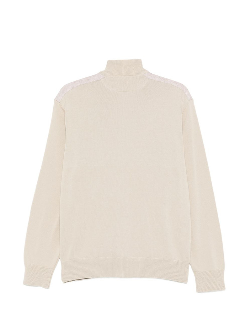 Paul & Shark zip-up shoulder-panelled cardigan outlook