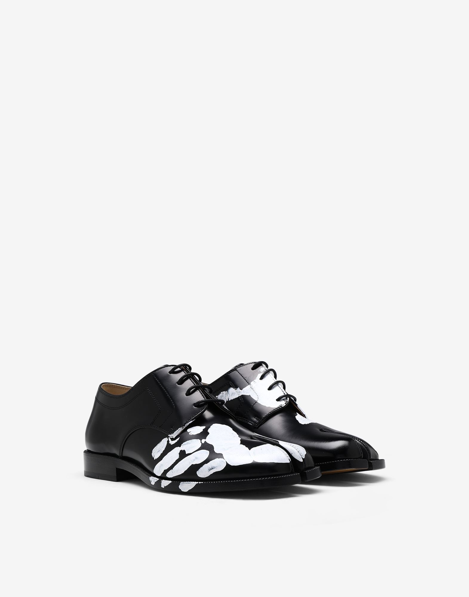Tabi hand-painted lace-up shoes - 2