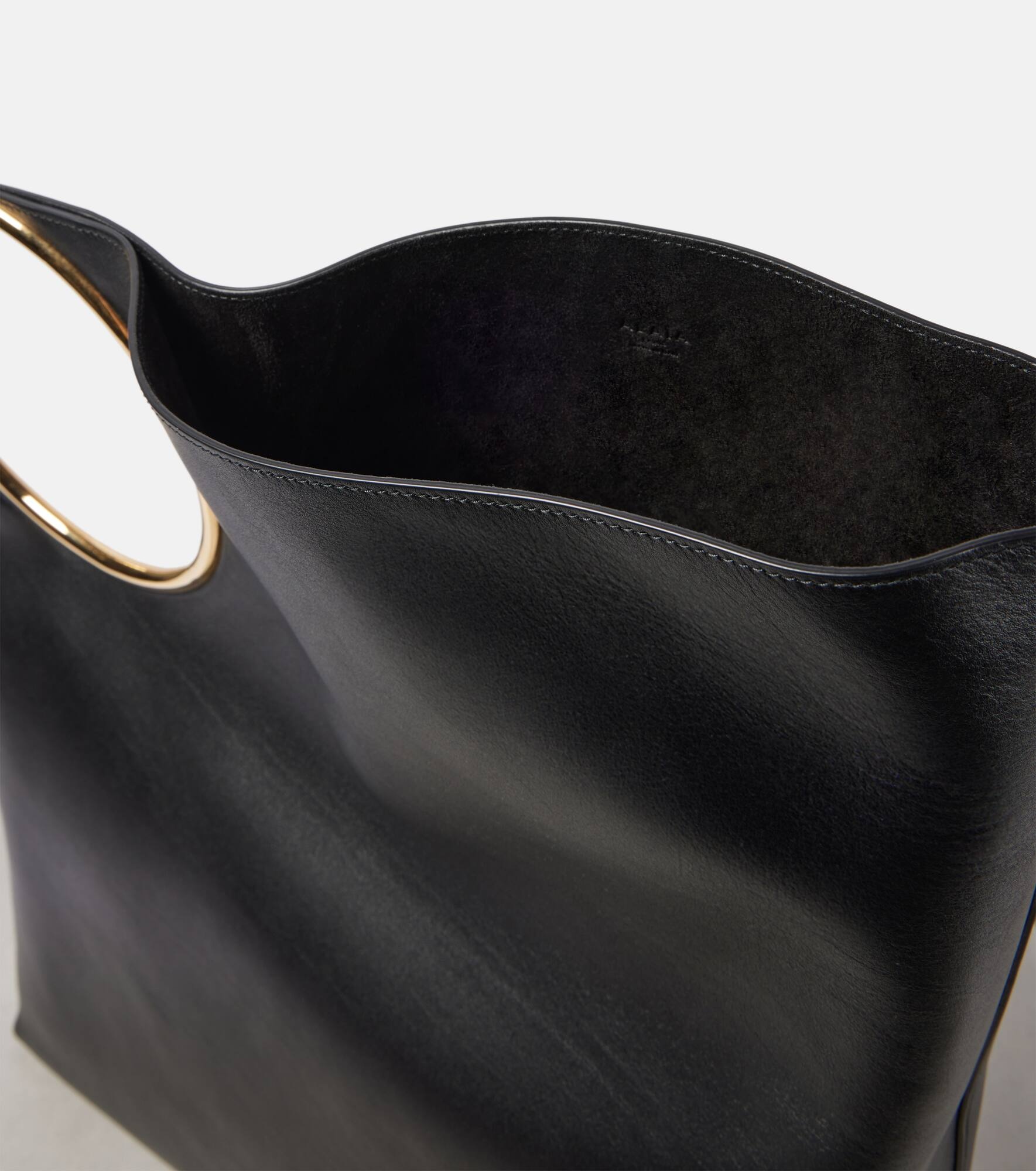Ring XL leather tote bag - 3