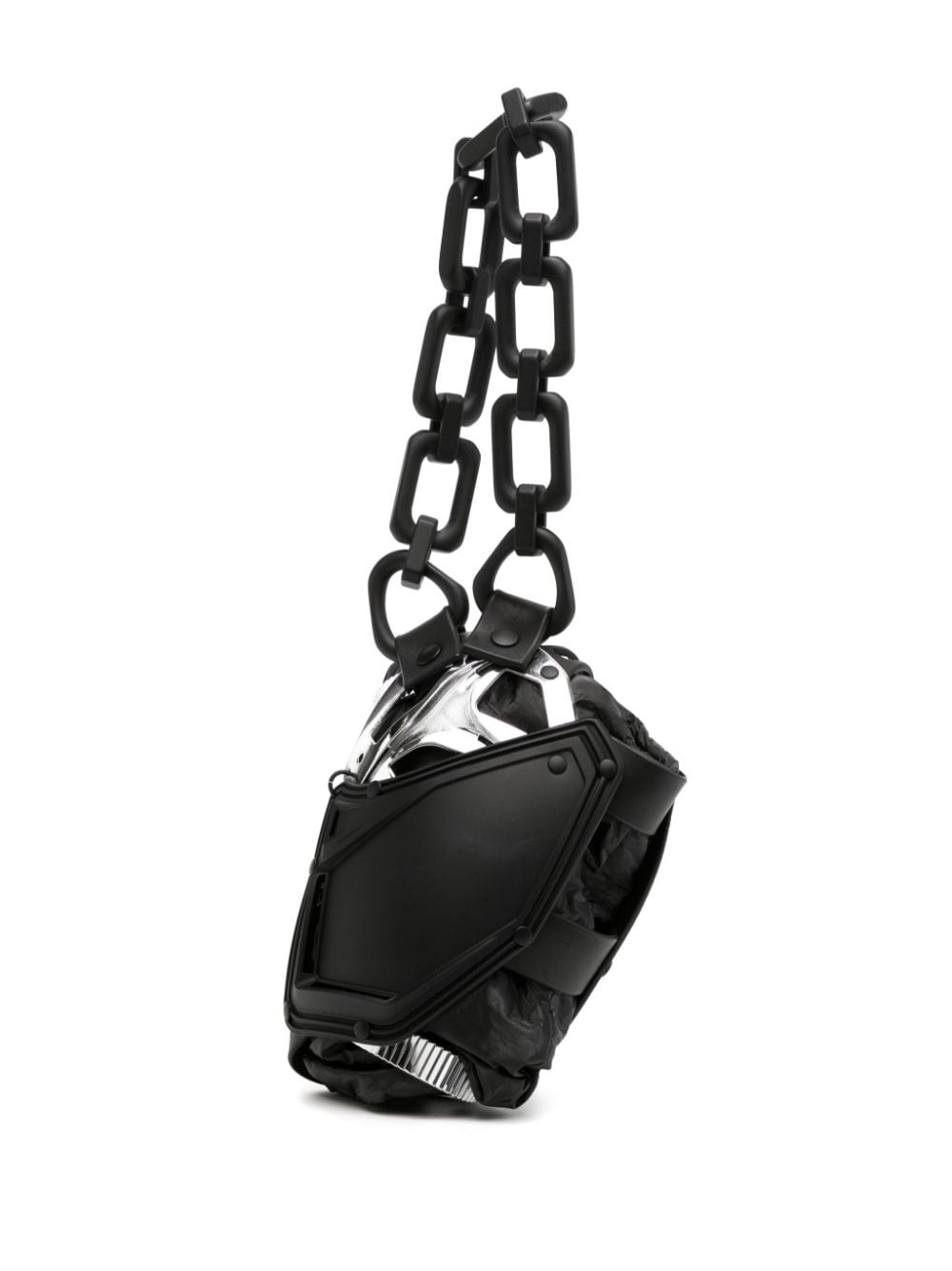 chain-link panelled mini bag - 2