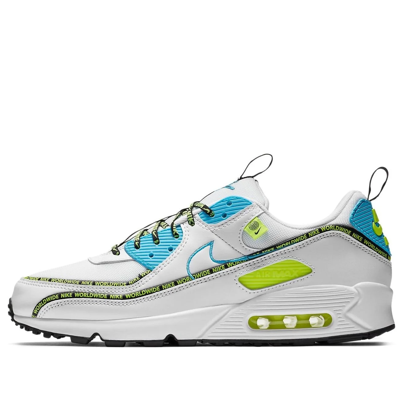 Nike Air Max 90 SE 'Worldwide Pack - Blue Fury Volt' CZ6419-100 - 1