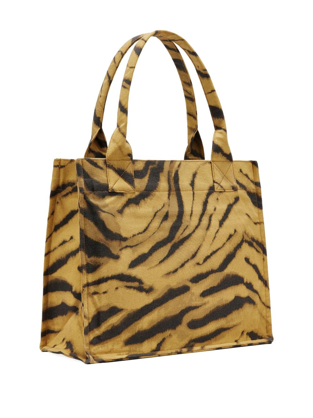 tiger-print tote bag - 3