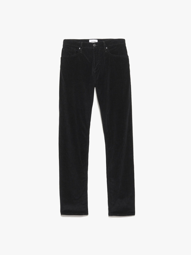 L'Homme Slim Corduroy in Noir 1