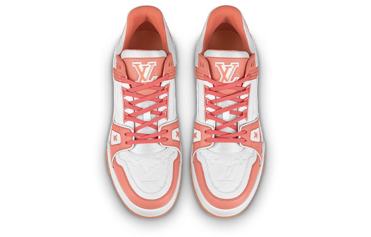 LOUIS VUITTON Trainer Sneakers 'Peach White' 1A8KC8 - 3