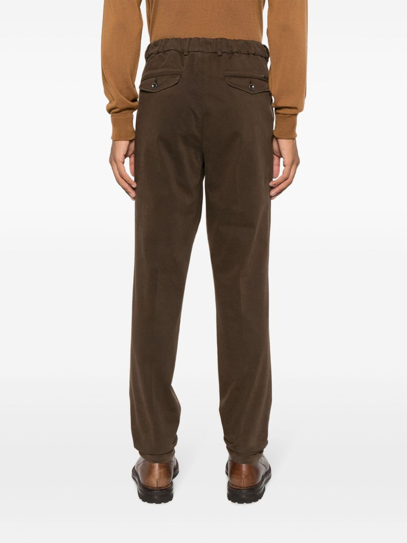 waist-tab cotton trousers 4