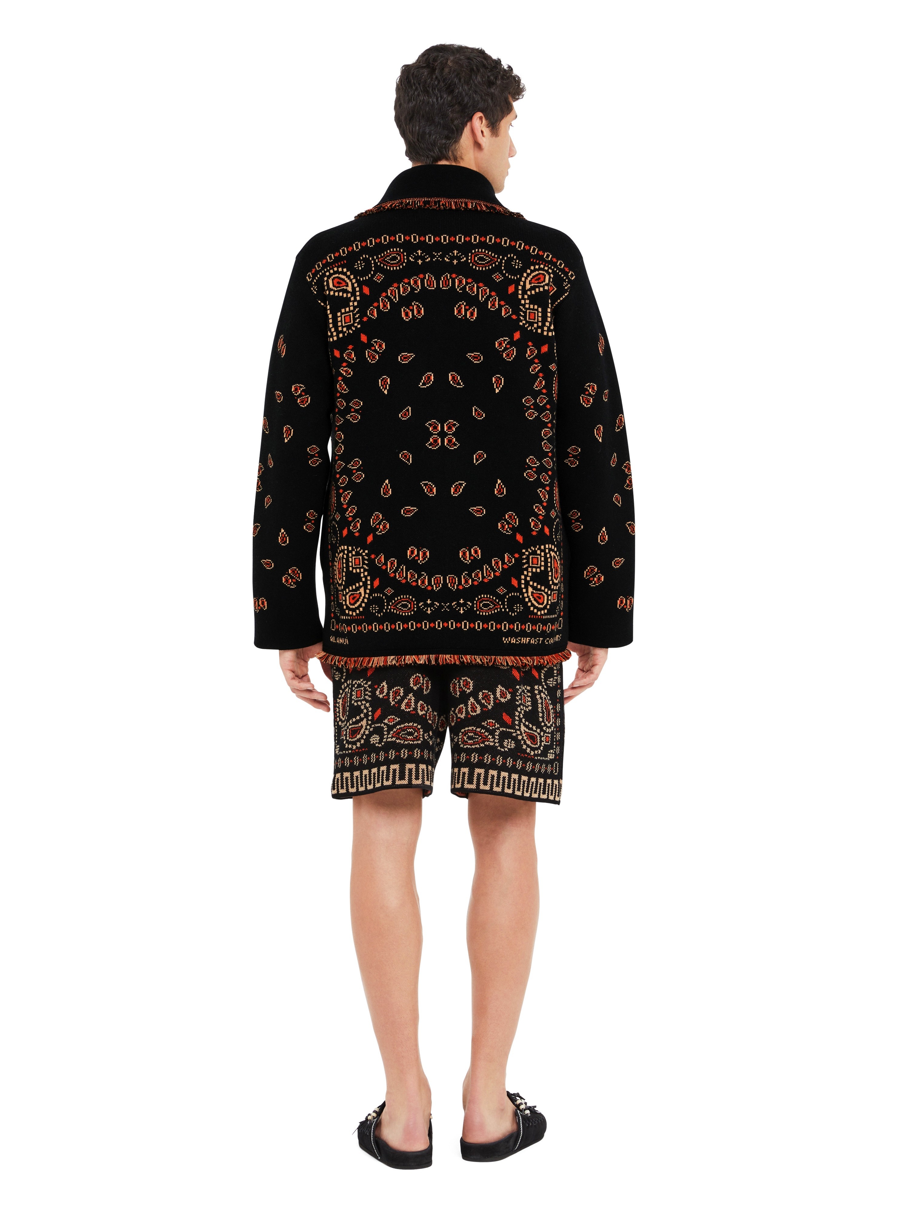 Bandana Jacquard Cardigan - 6