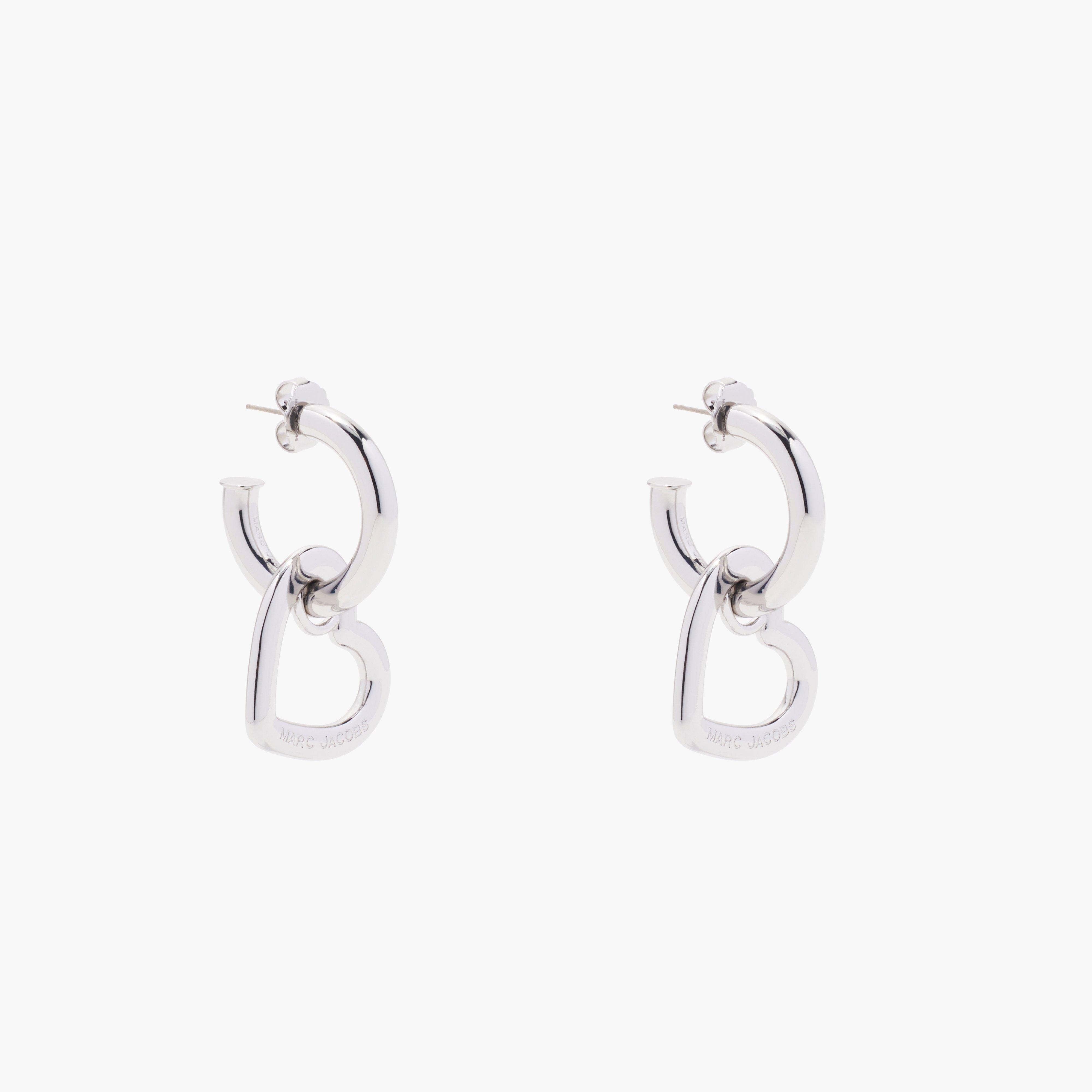THE CHARMED DOUBLE HEART HOOPS - 1