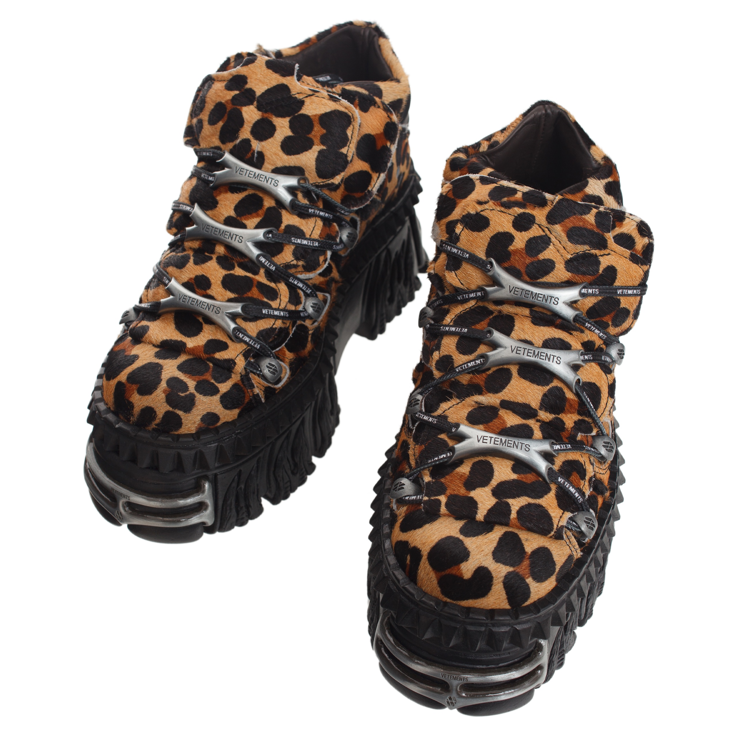 VETEMENTS X NEW ROCK PLATFORM BOOTS - 3