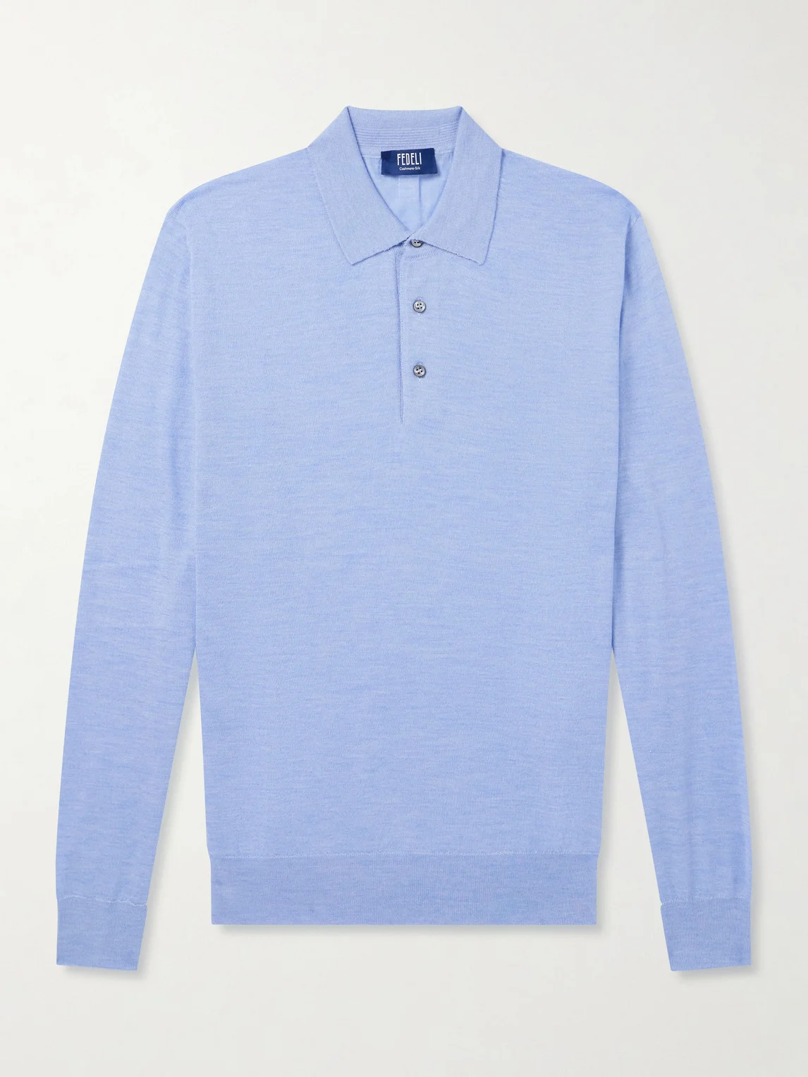Sportman Cashmere and Silk-Blend Polo Shirt - 1