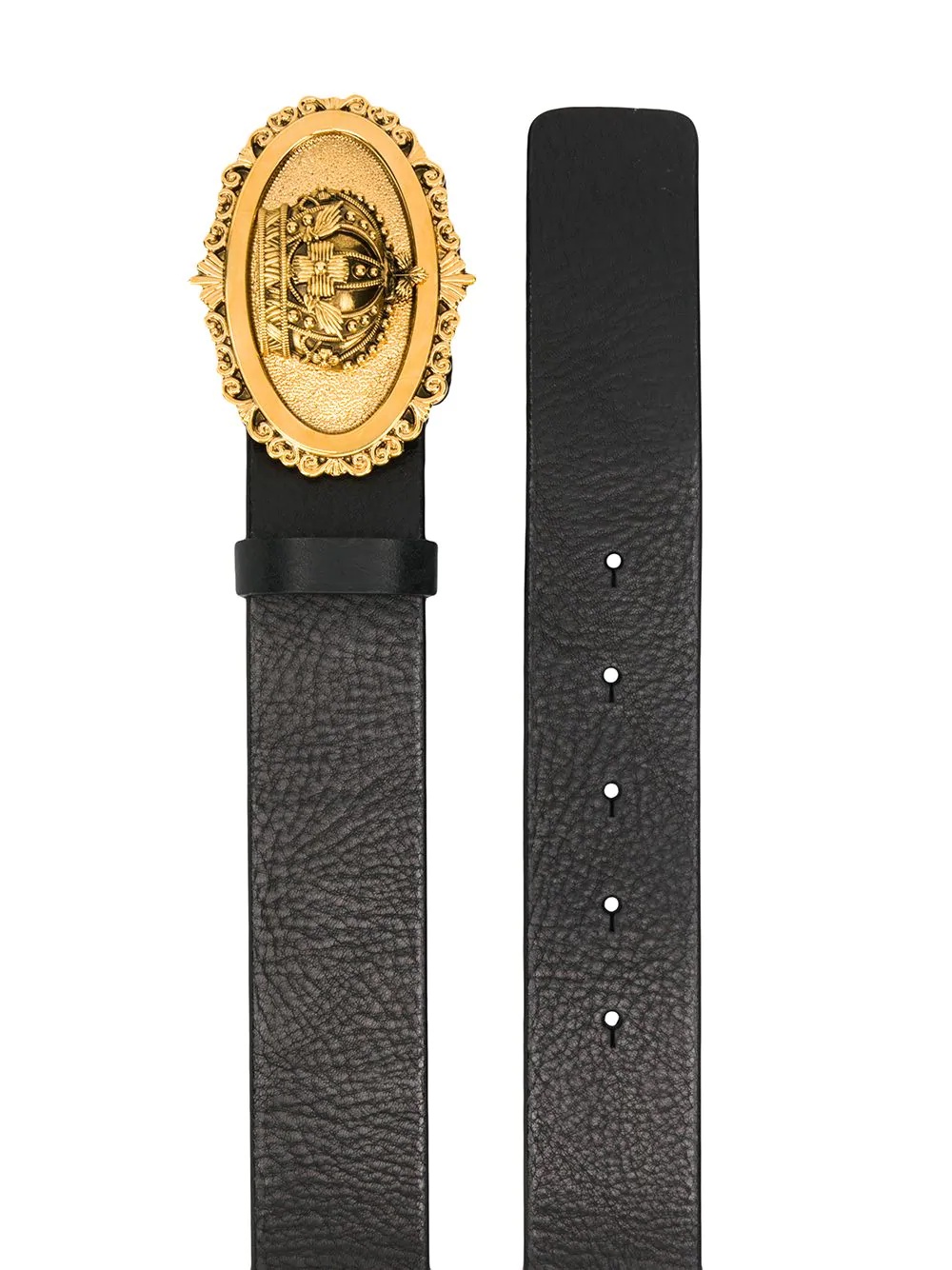 crown logo plaque belt - 2