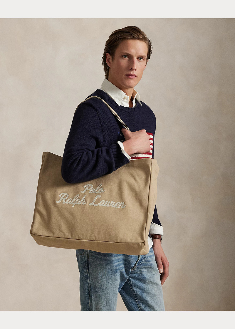 Embroidered Canvas Tote 6