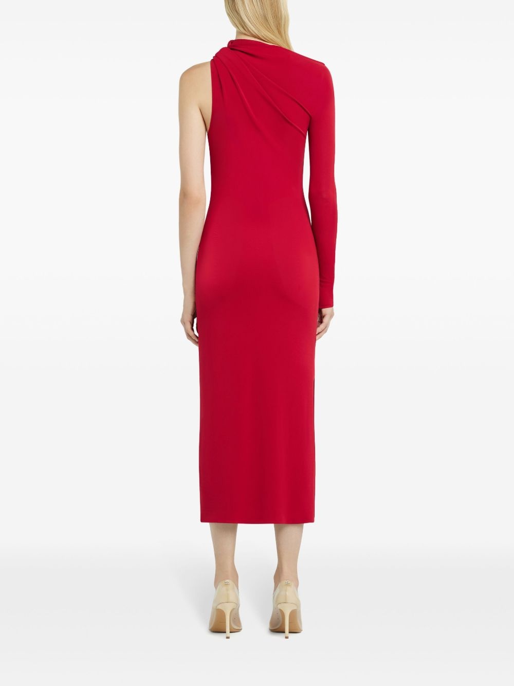 asymmetric midi dress - 4