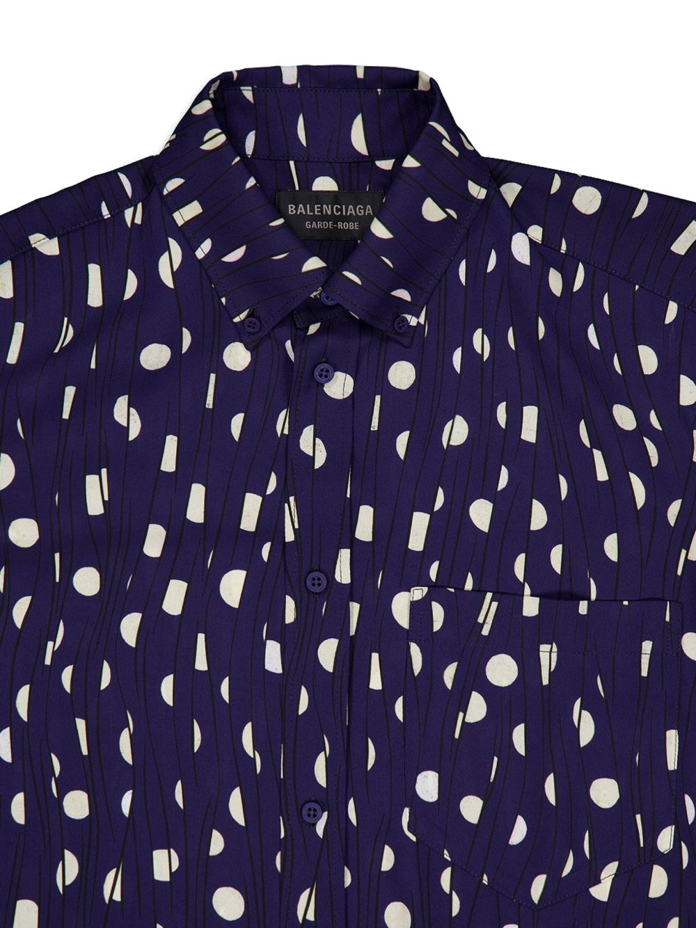 painted pleated shirt - 3