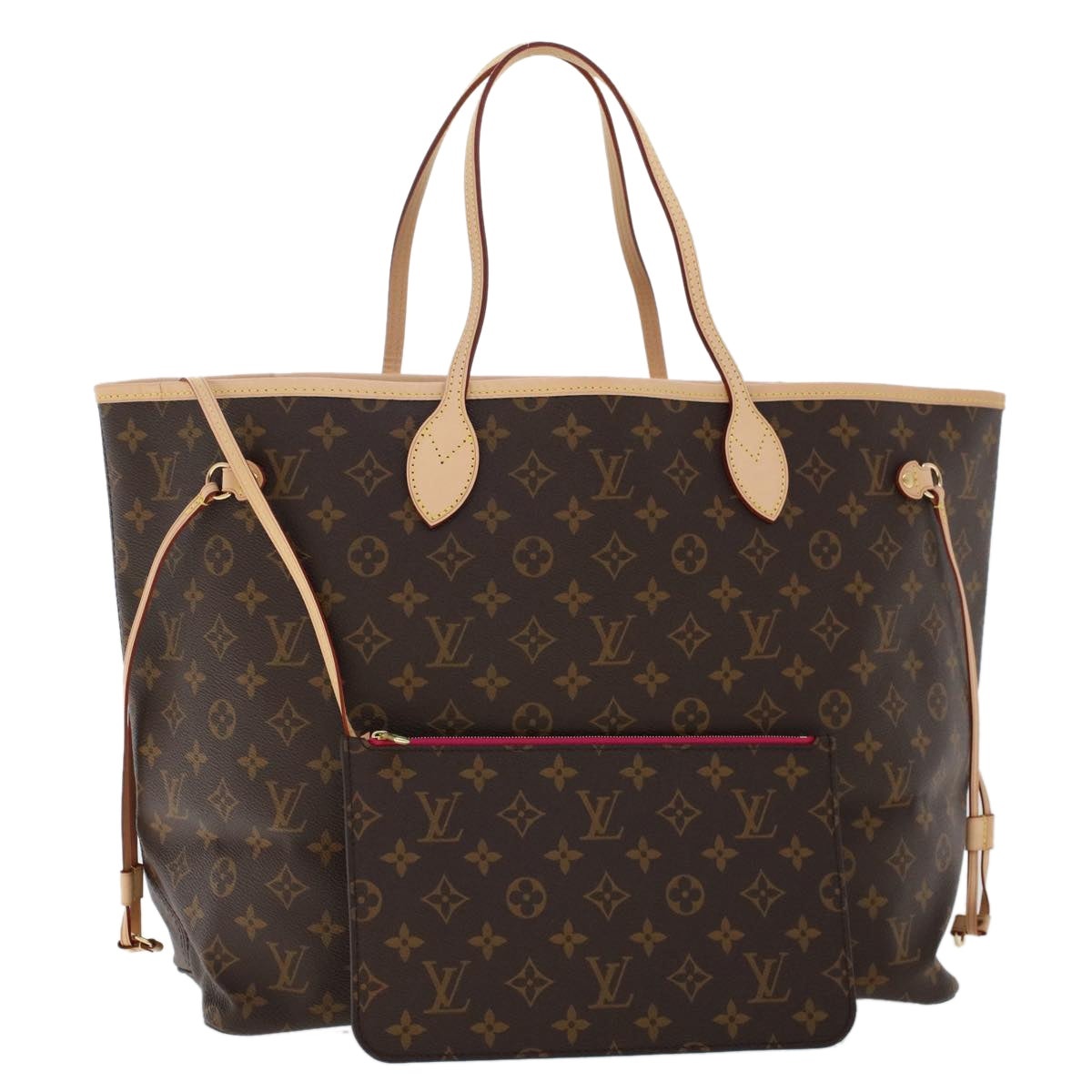 LOUIS VUITTON Monogram Neverfull GM Tote Bag M40157 - 1