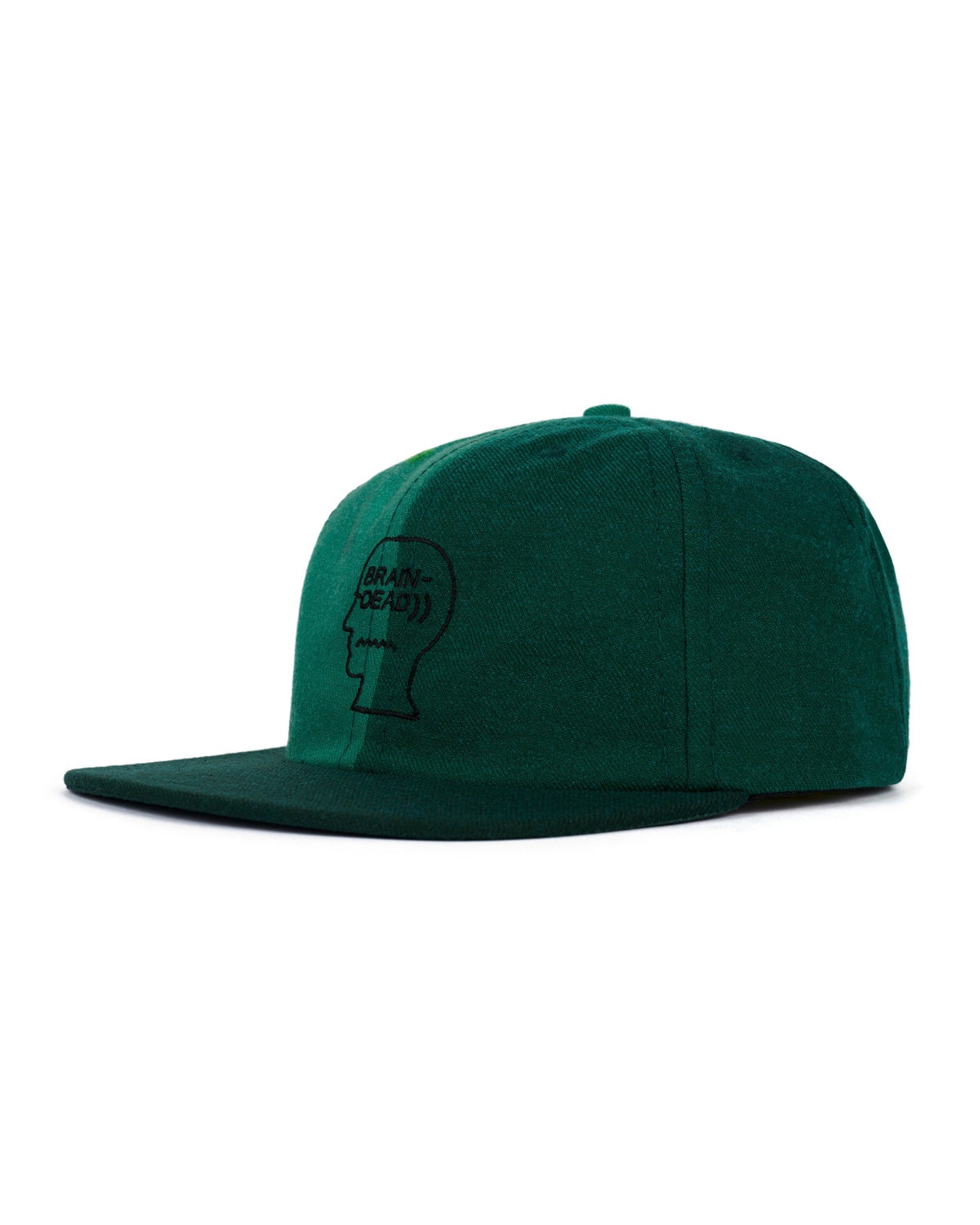 Wool Logohead Split Hat - Green - 3