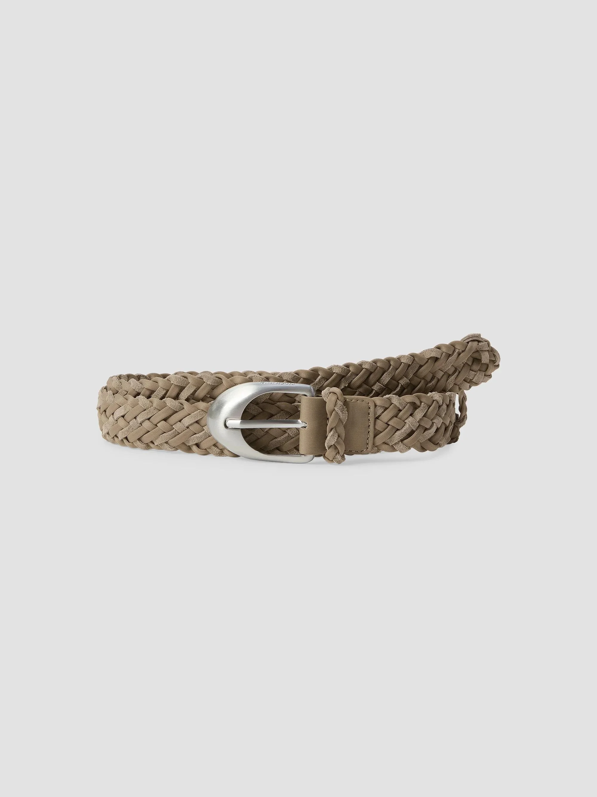 Women's Sonora Striped Suede Woven Belt - Bluff - 1
