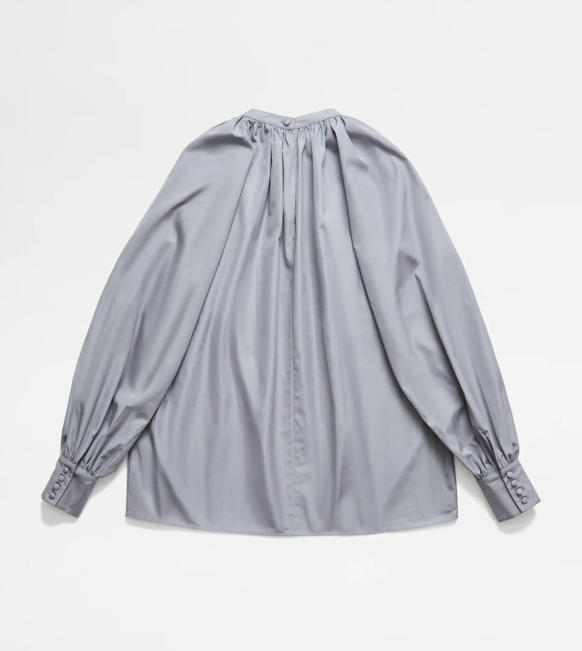 POPLIN BLOUSE - GREY - 8