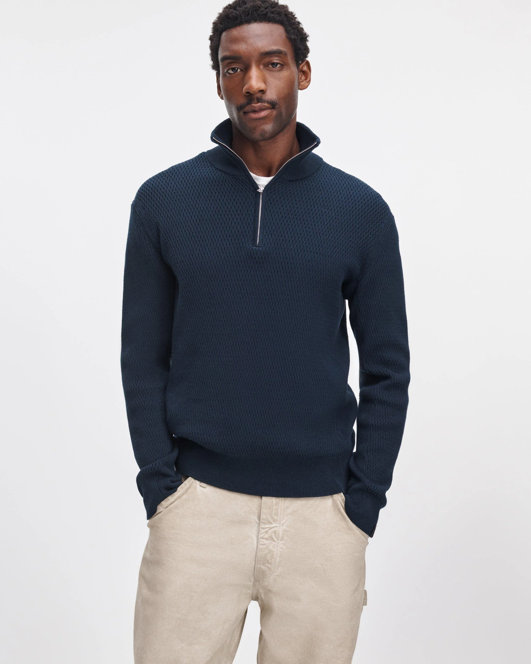 Danton Thermal-Stitch Quarter-Zip - 1
