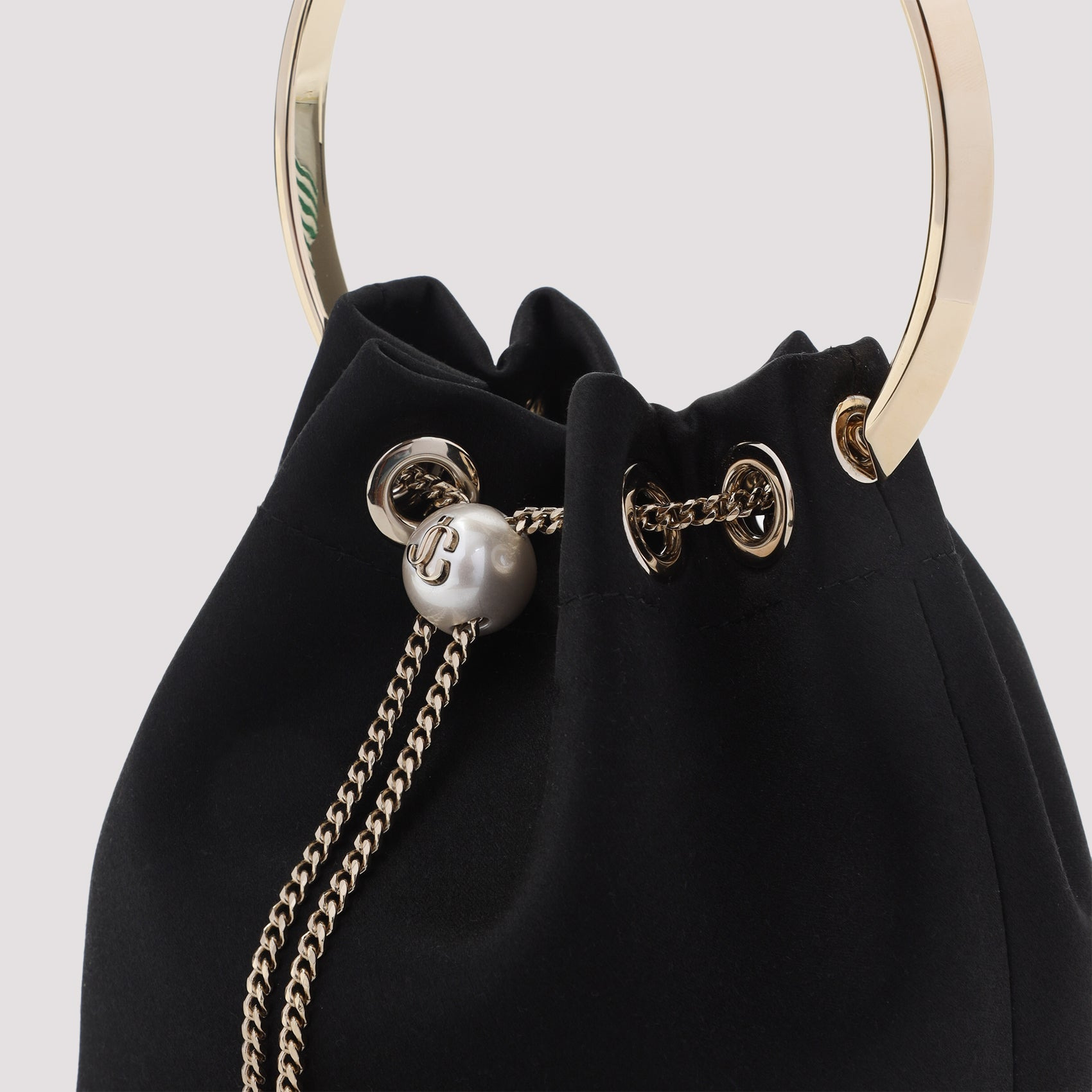 Satin Pearl Closure Bon Bon Mini Bag Women - 3