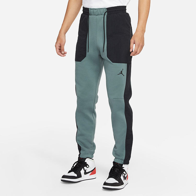 Men's Air Jordan 23 Engineered Casual Fleece Bundle Feet Sports Pants/Trousers/Joggers Green DC9633- - 3