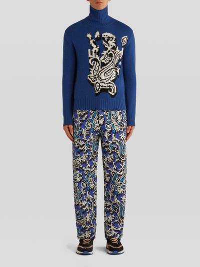 Etro PAISLEY STRETCH COTTON JEANS outlook