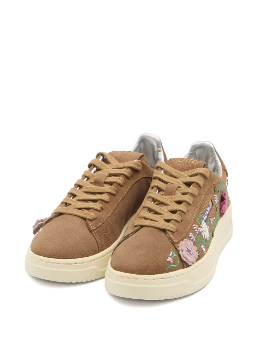 floral-embroidered Dallas sneakers - 2