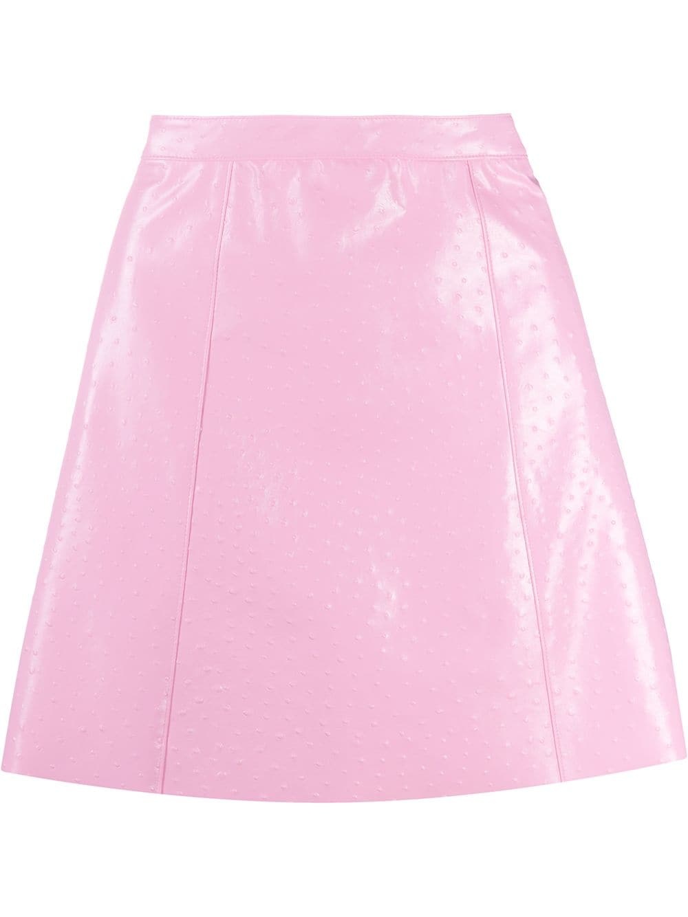 high-waisted A-line skirt - 1