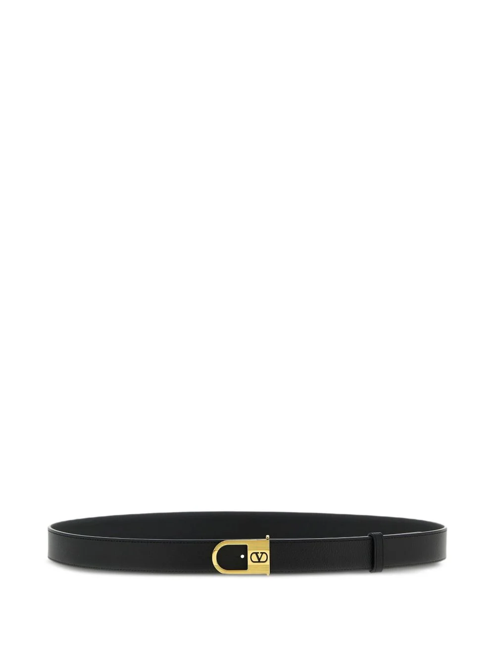 enamelled VLogo Signature belt - 1
