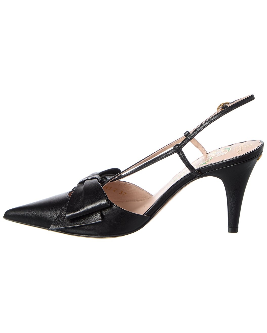 Valentino Bowow 85 Leather Slingback Pump - 2
