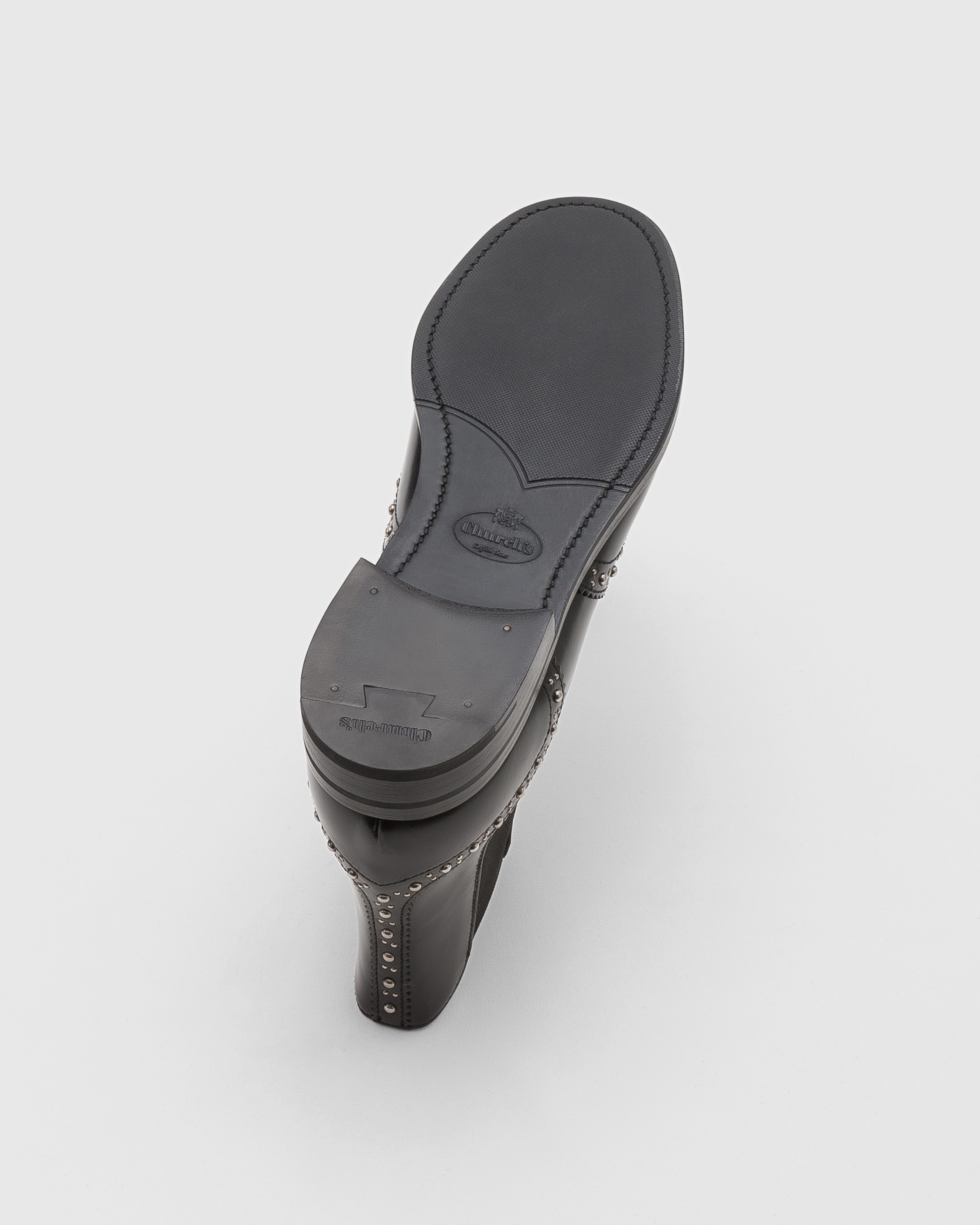 Polished Binder Chelsea Boot with Studs - 6