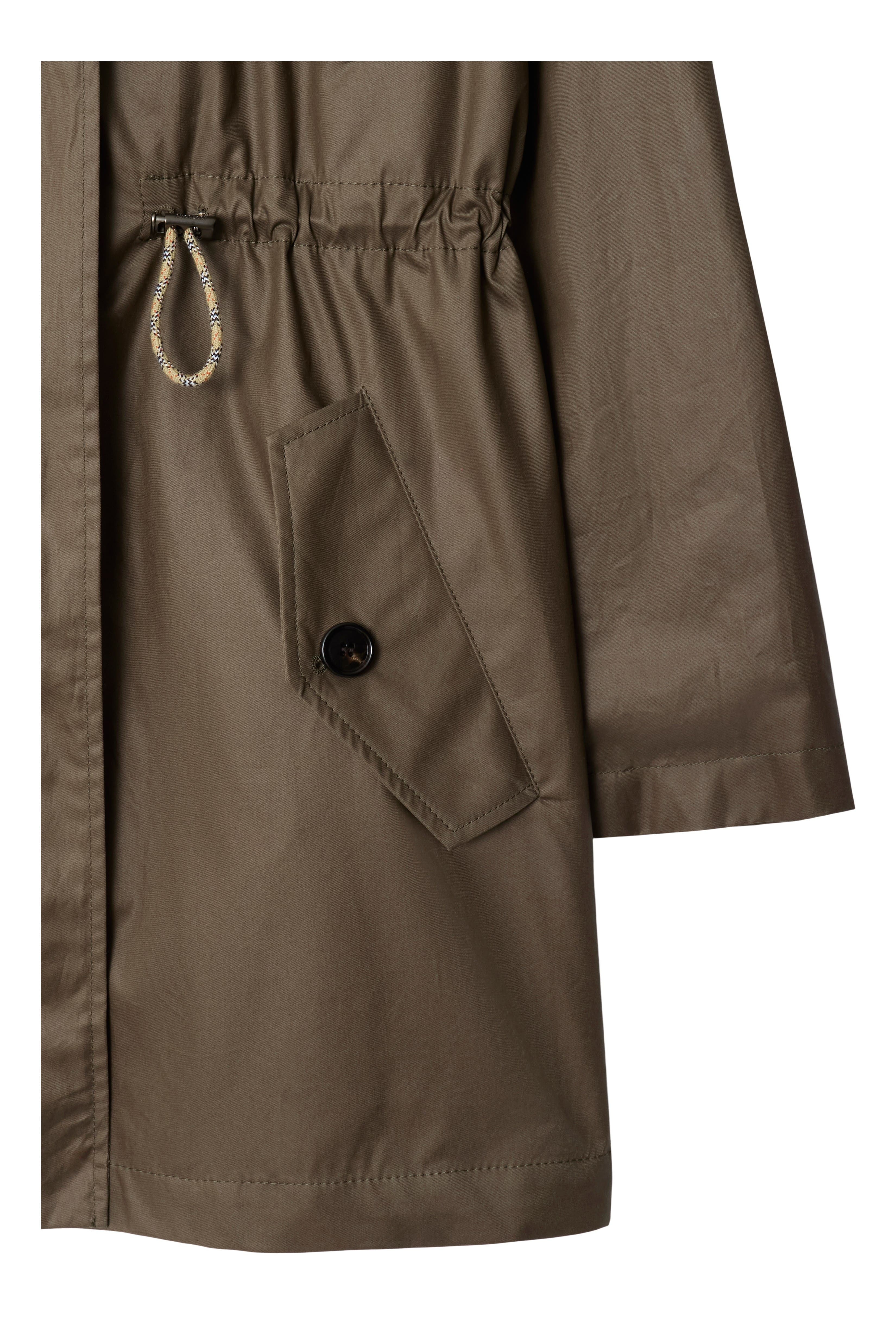 burberry Coated Gabardine Parka in Military at Nordstrom - 6