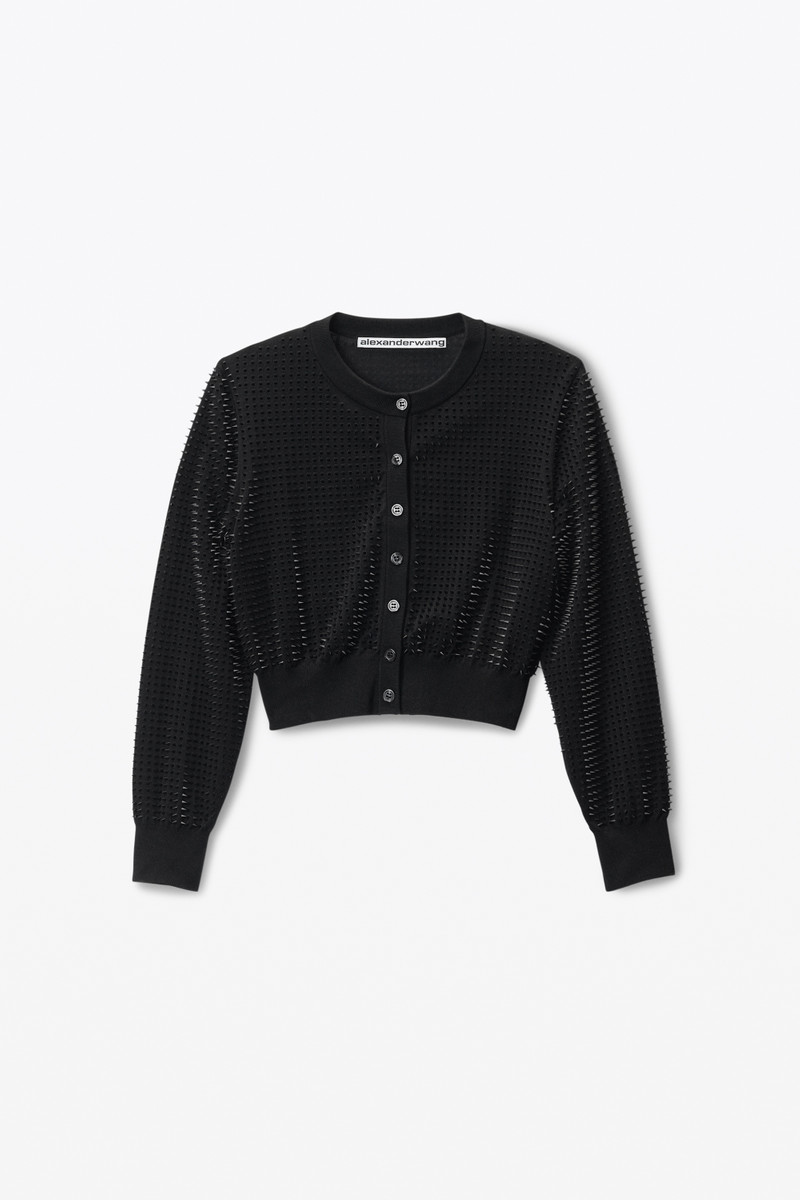 custom 3d-molded spike cardigan 1