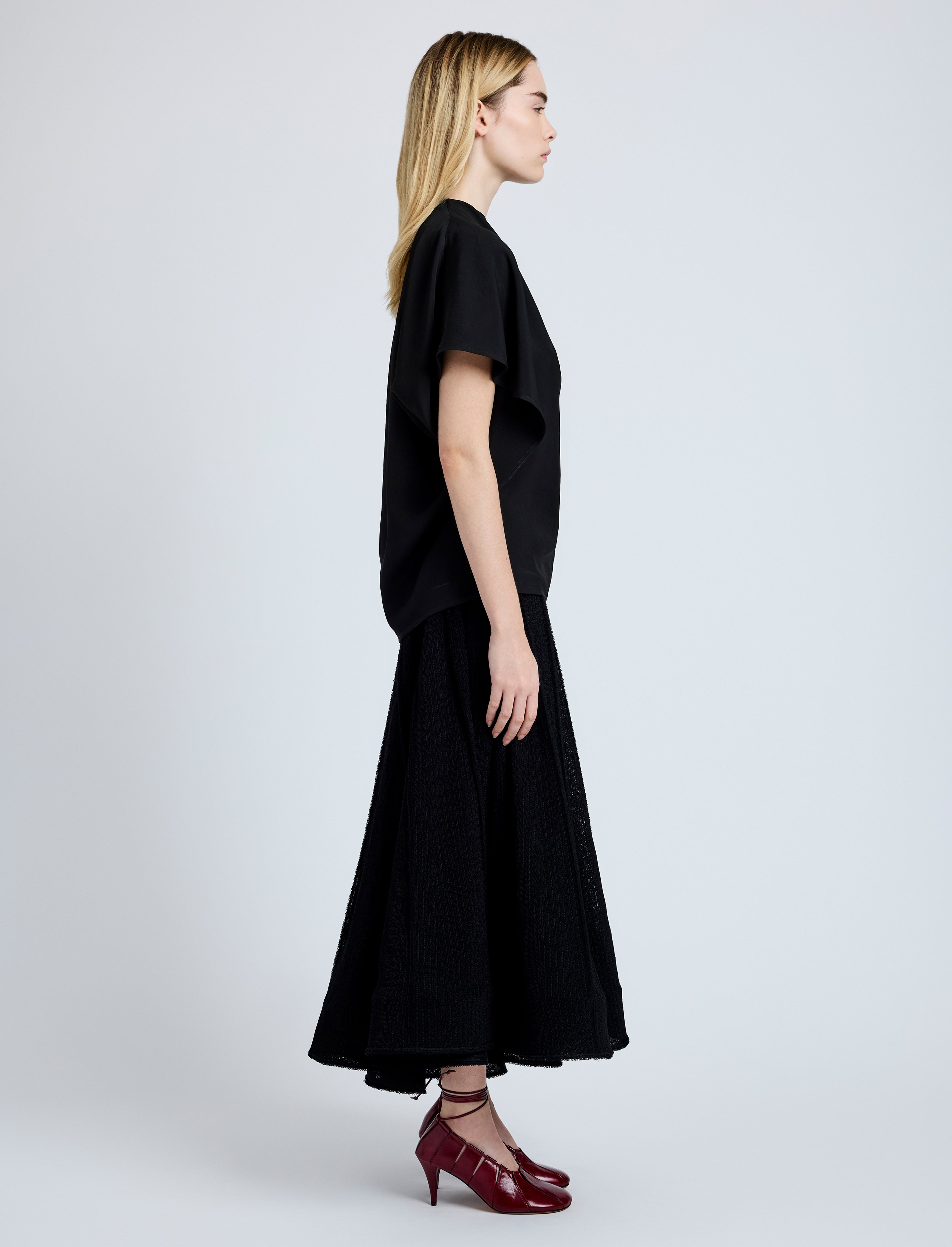 Etta Top in Hammered Viscose - 4