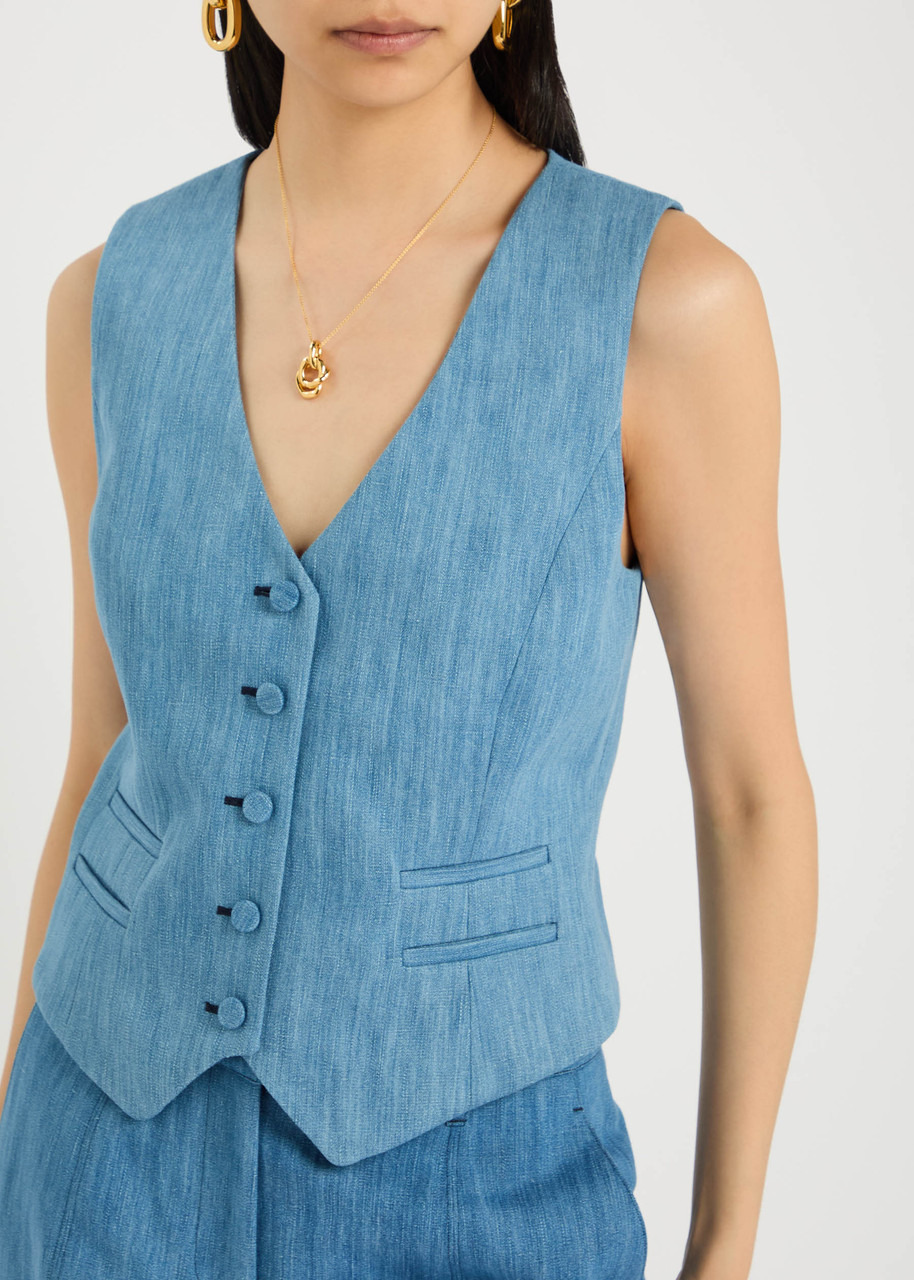 Gabriela Hearst Coleridge Cotton-blend Vest - 5