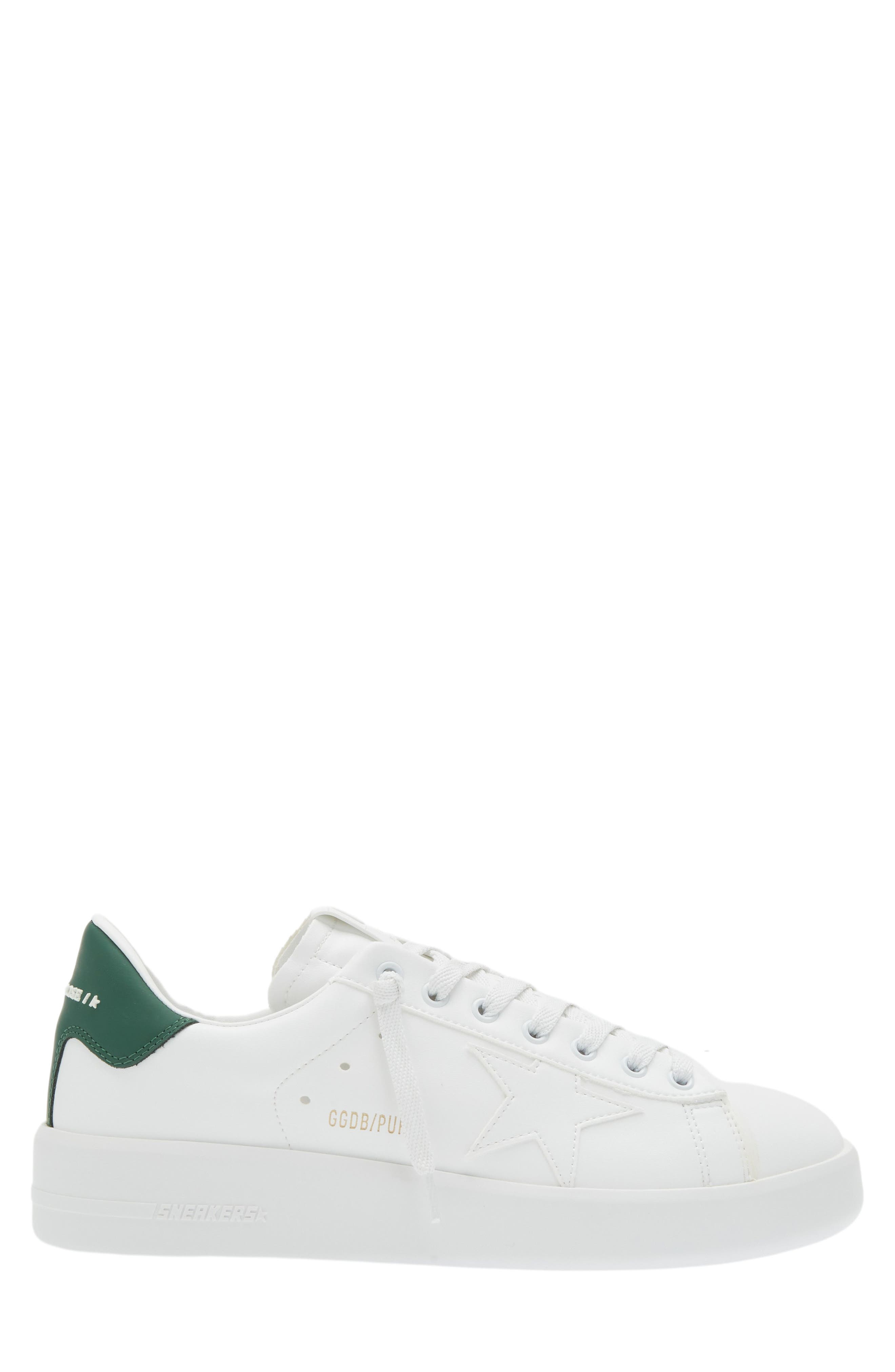 Golden Goose Purestar Sneaker in White/Green at Nordstrom - 3