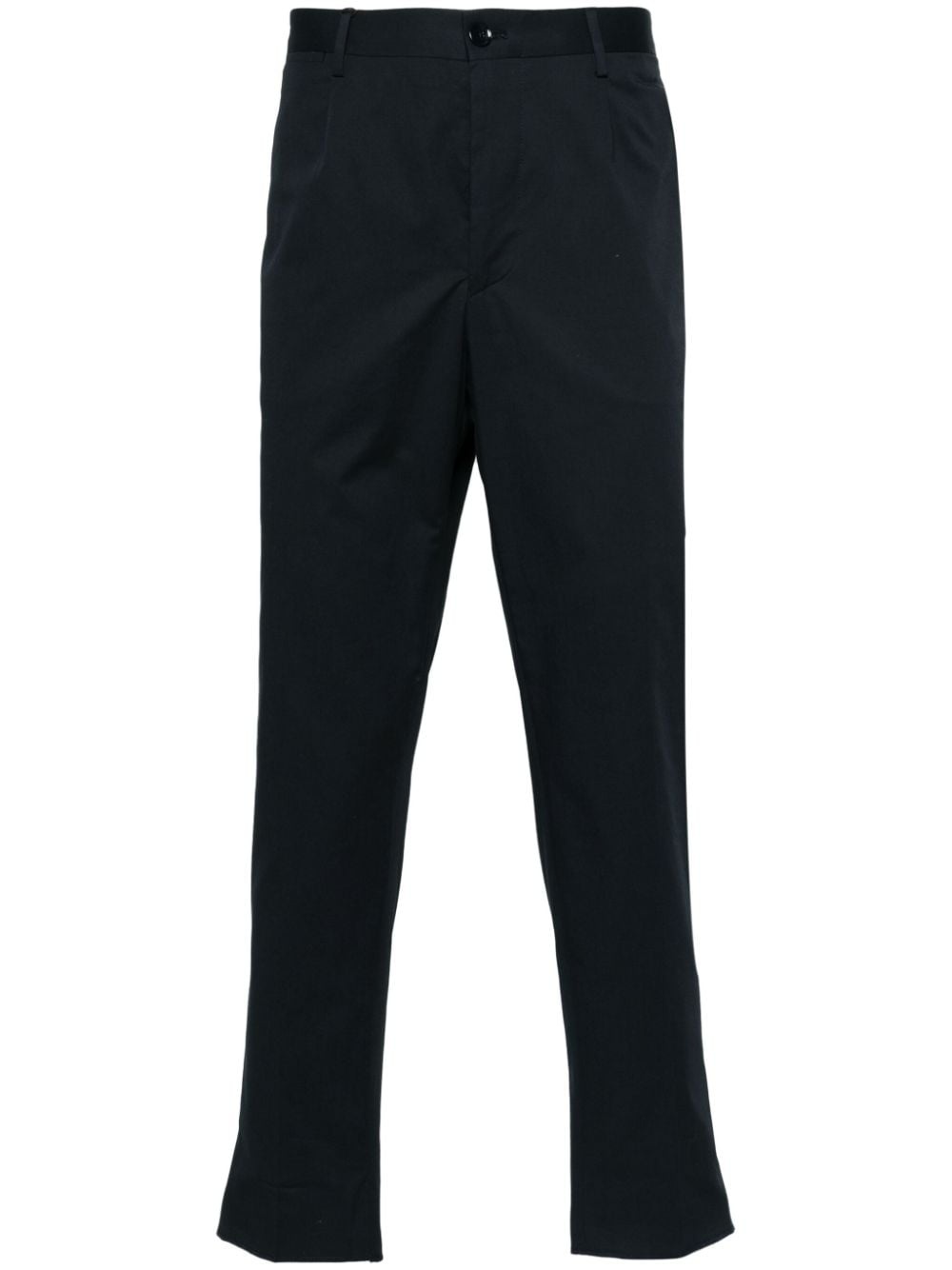 tapered cotton chino trousers - 1