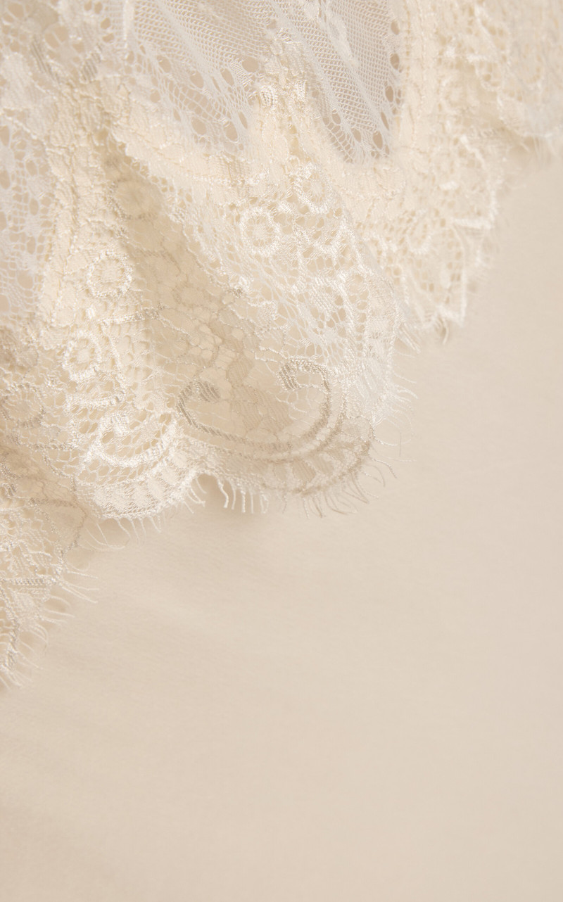 Visions Lace Mini Dress ivory 5