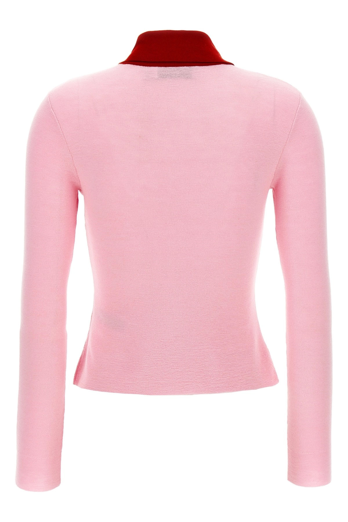 'Pink Merino Wool' cardigan - 2