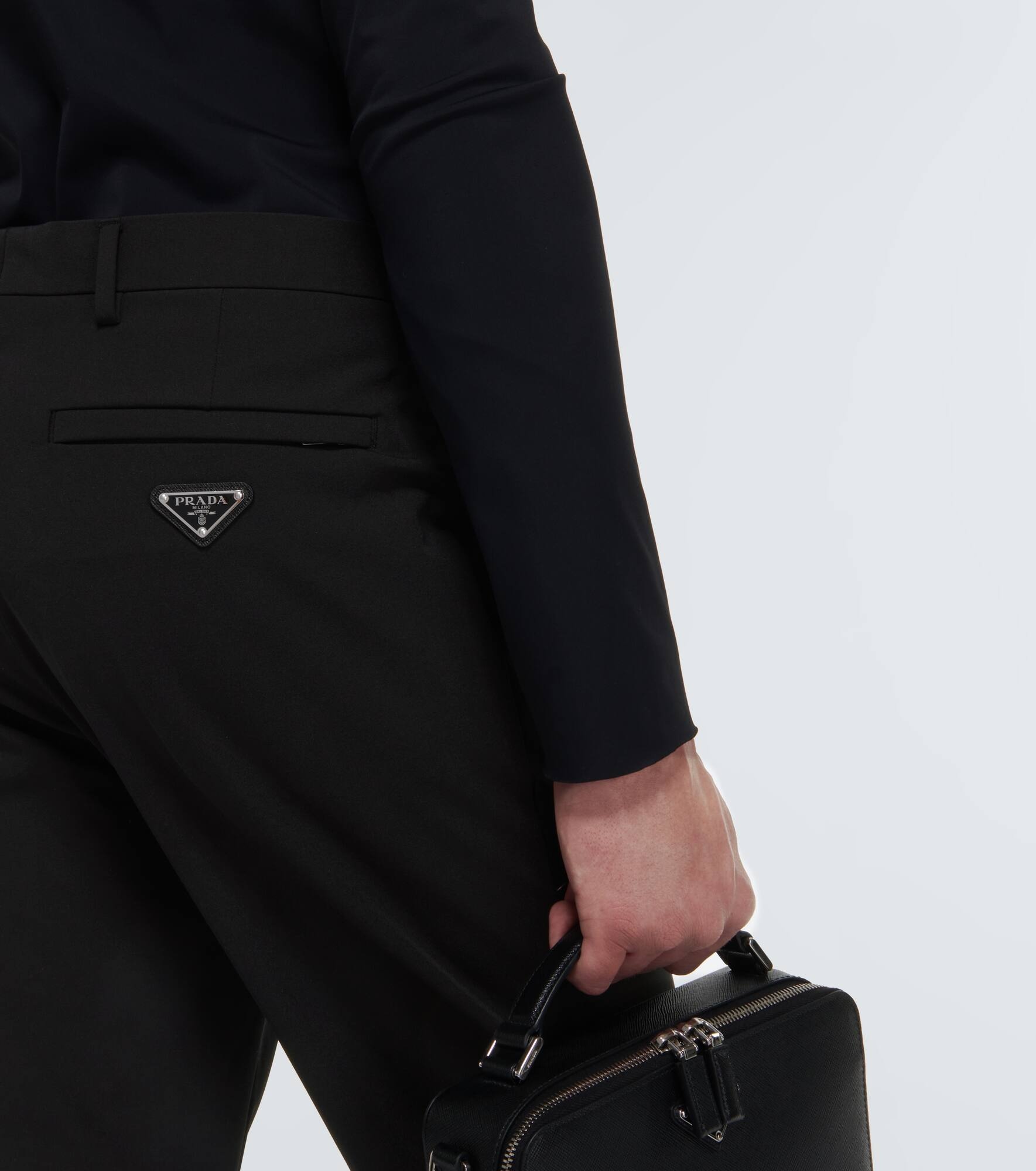 Tailored straight-leg pants - 5