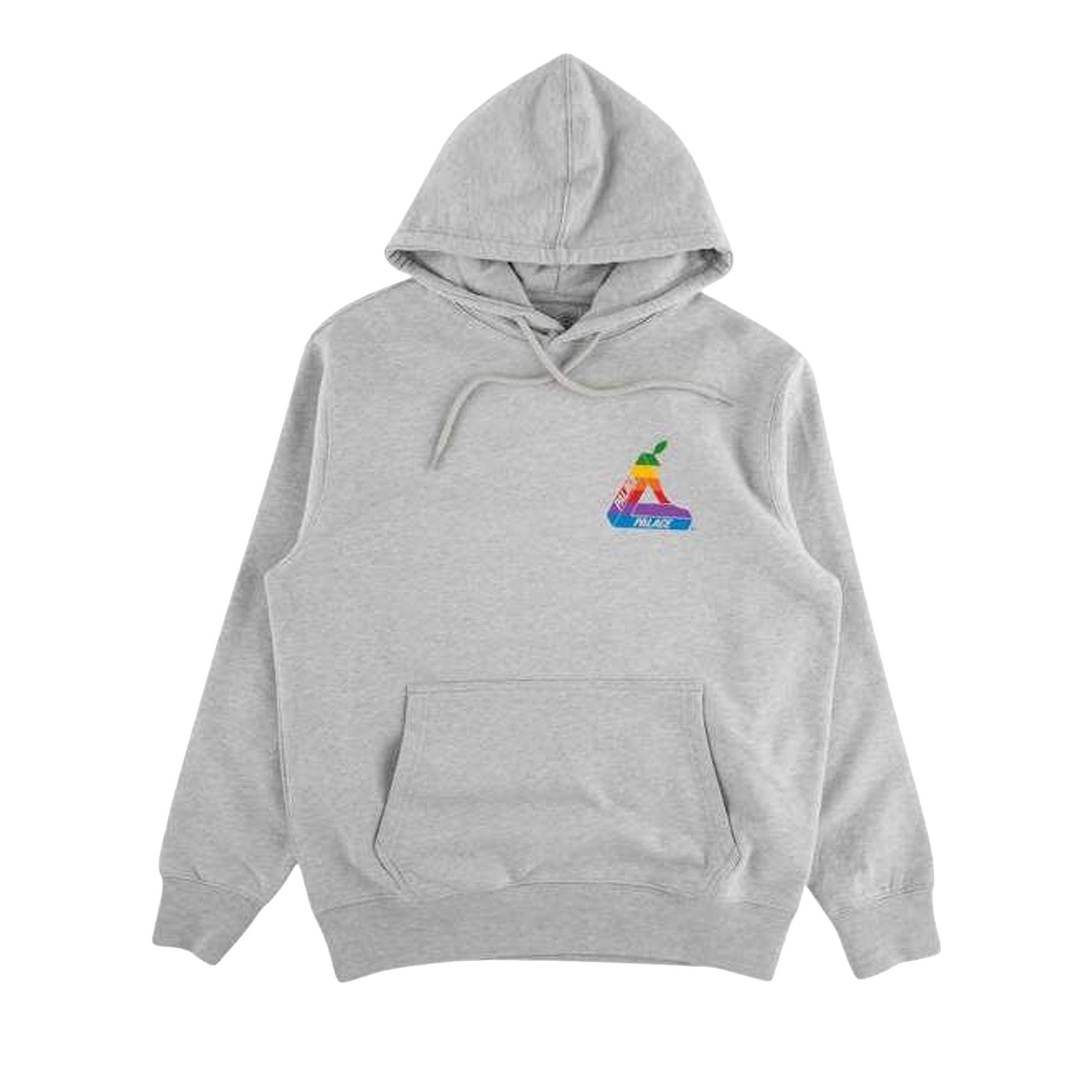 Palace Jobsworth Hood 'Grey Marl' - 1