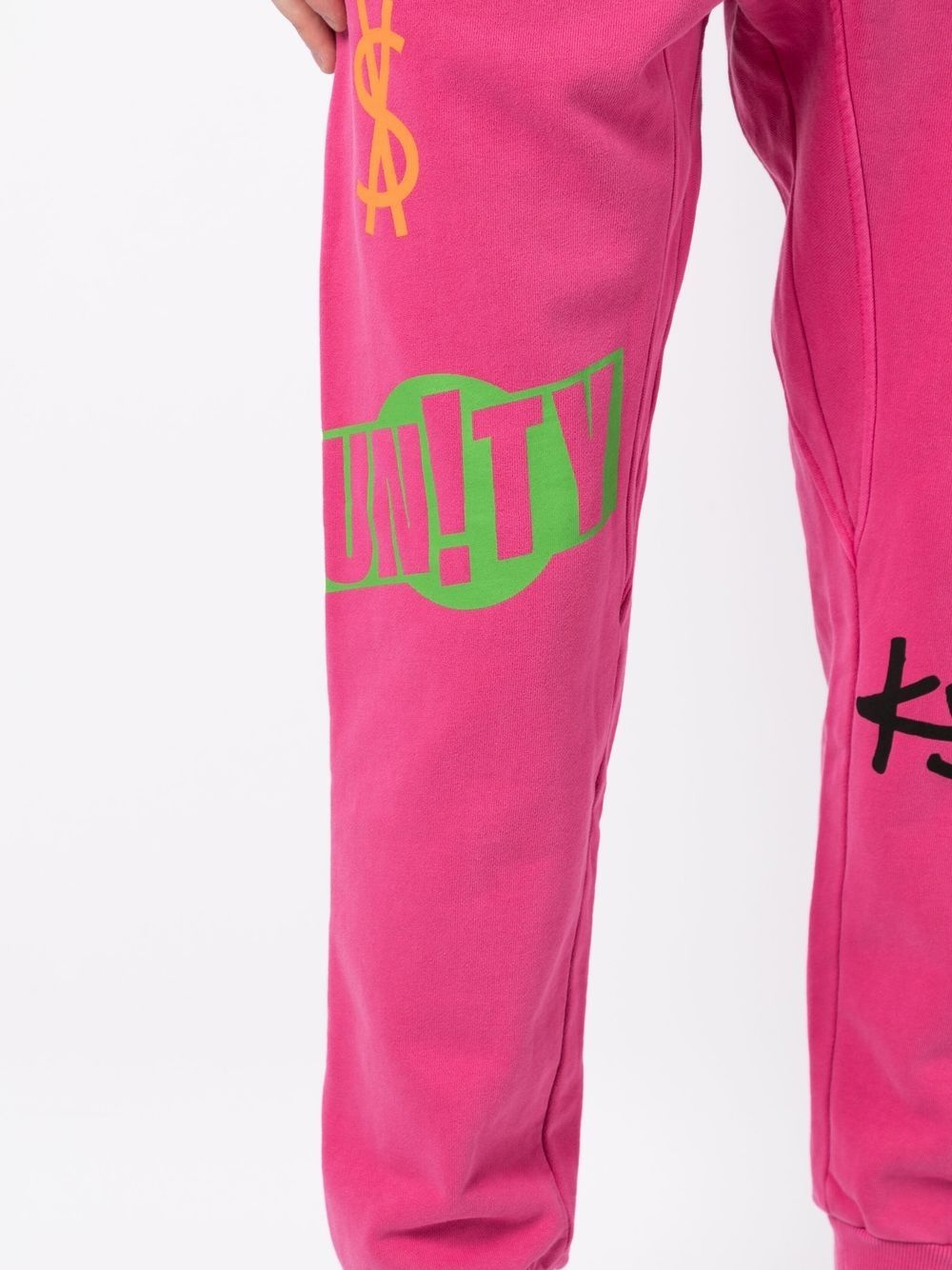 cotton logo-print track pants - 5