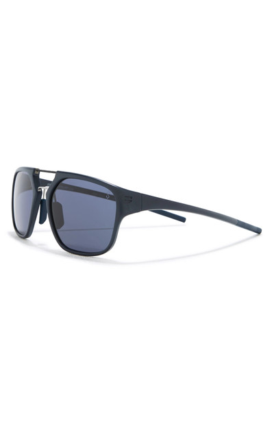 TAG Heuer Line 56mm Square Sport Sunglasses in Matte Blue /Blue outlook