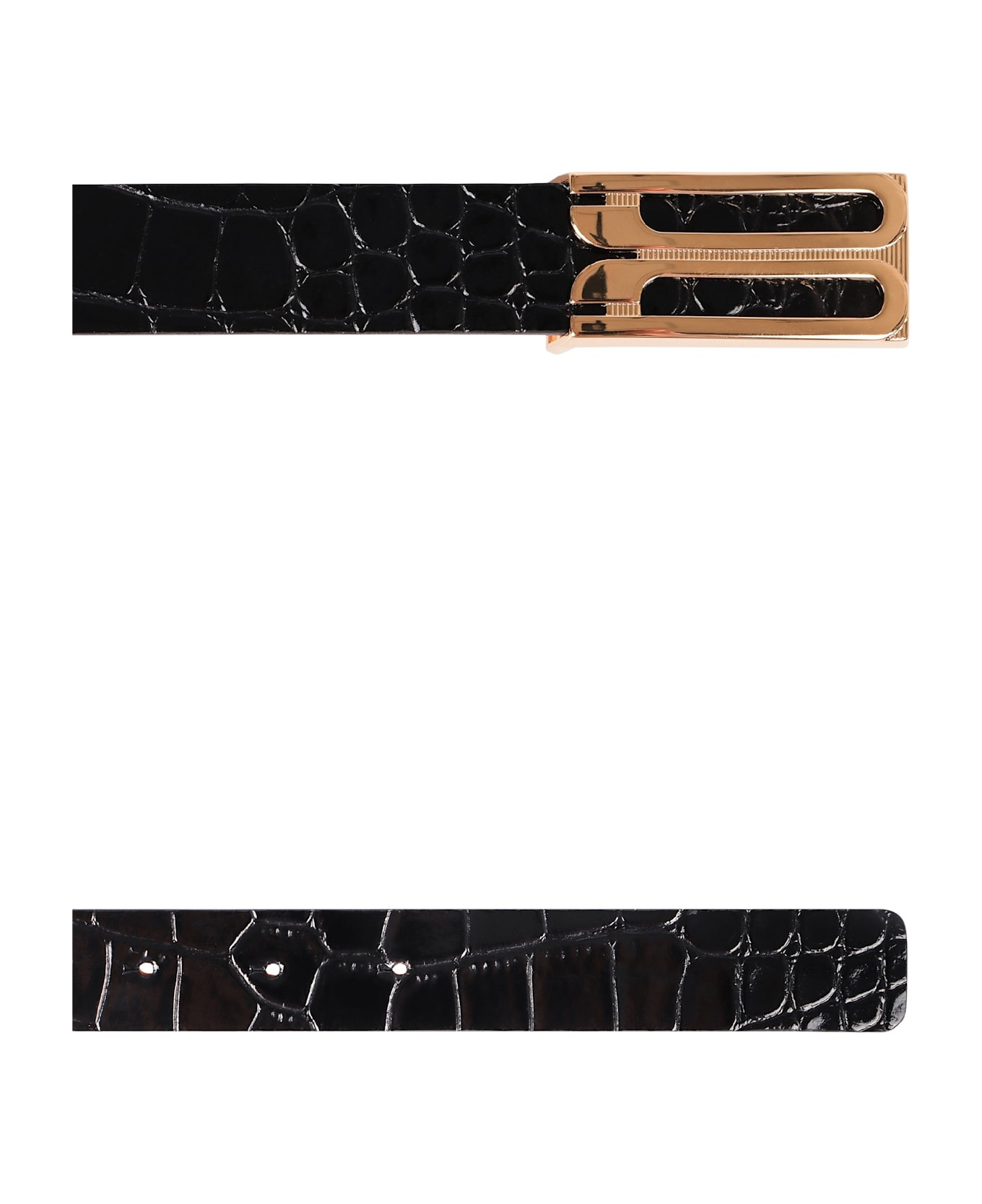 Jumbo Frame Printed Leather Belt - 3